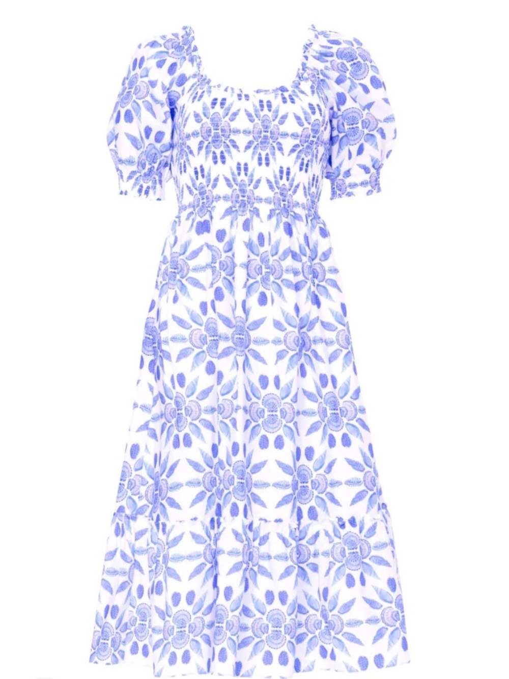 Hill House Home Louisa Nap Dress-Blue Shell